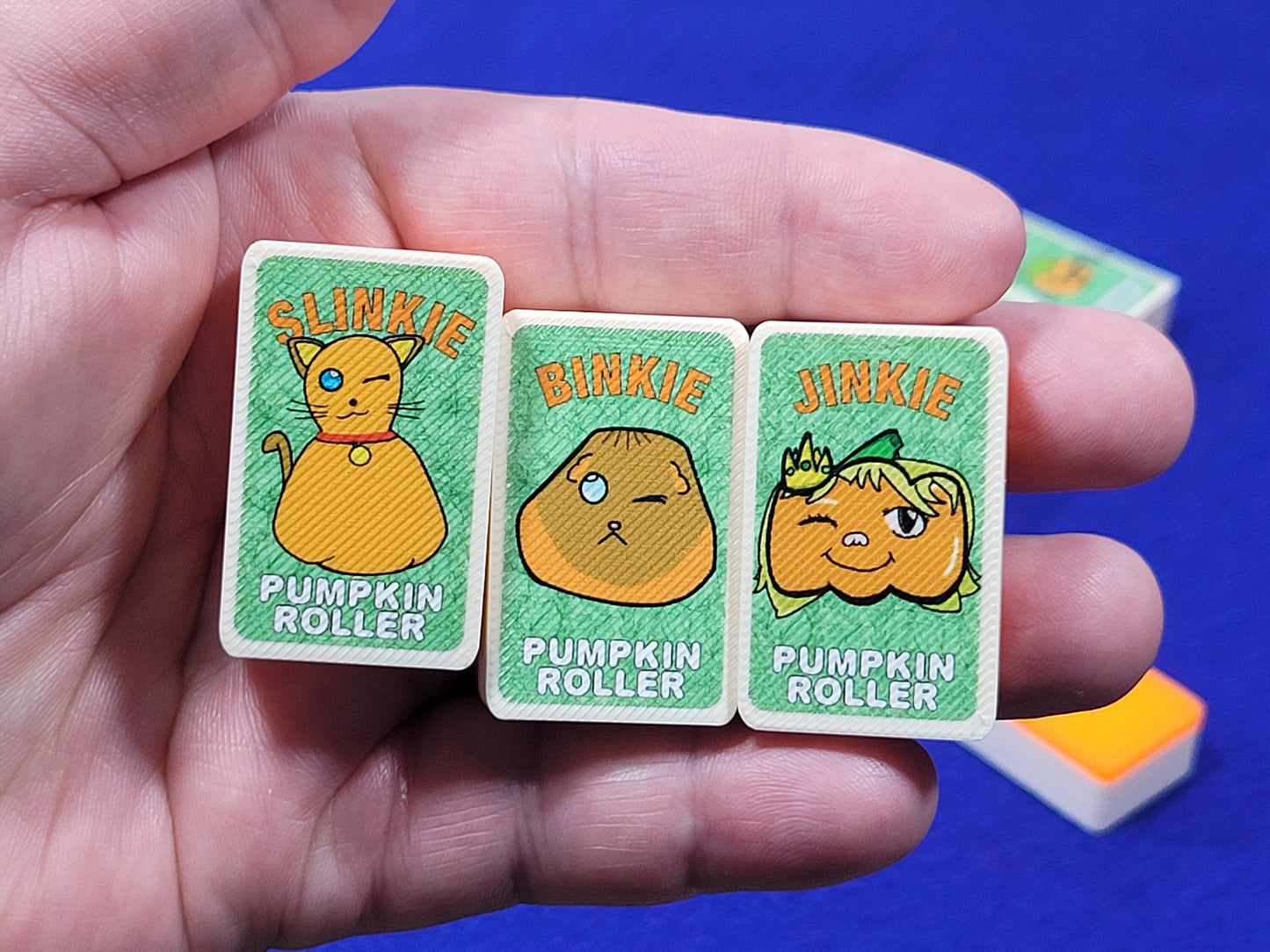 Pumpkin Rollers Mahjong Tile Game: Seaside Escape, Made in USA