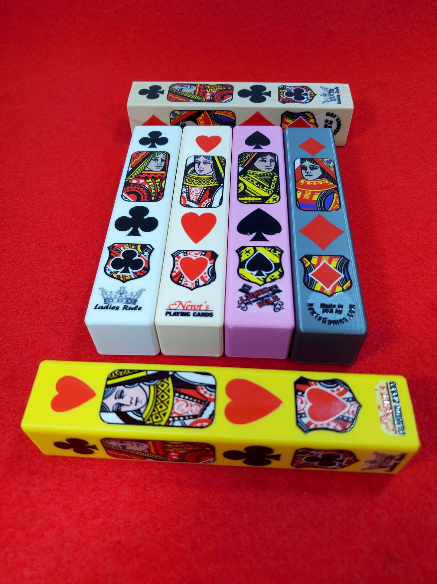 Ladies Rule Suited Trump Marker: Card Game Indicator with Suits - Made in USA