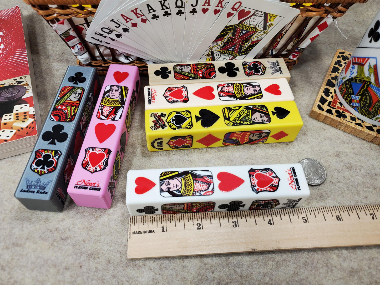 Ladies Rule Suited Trump Marker: Card Game Indicator with Suits - Made in USA