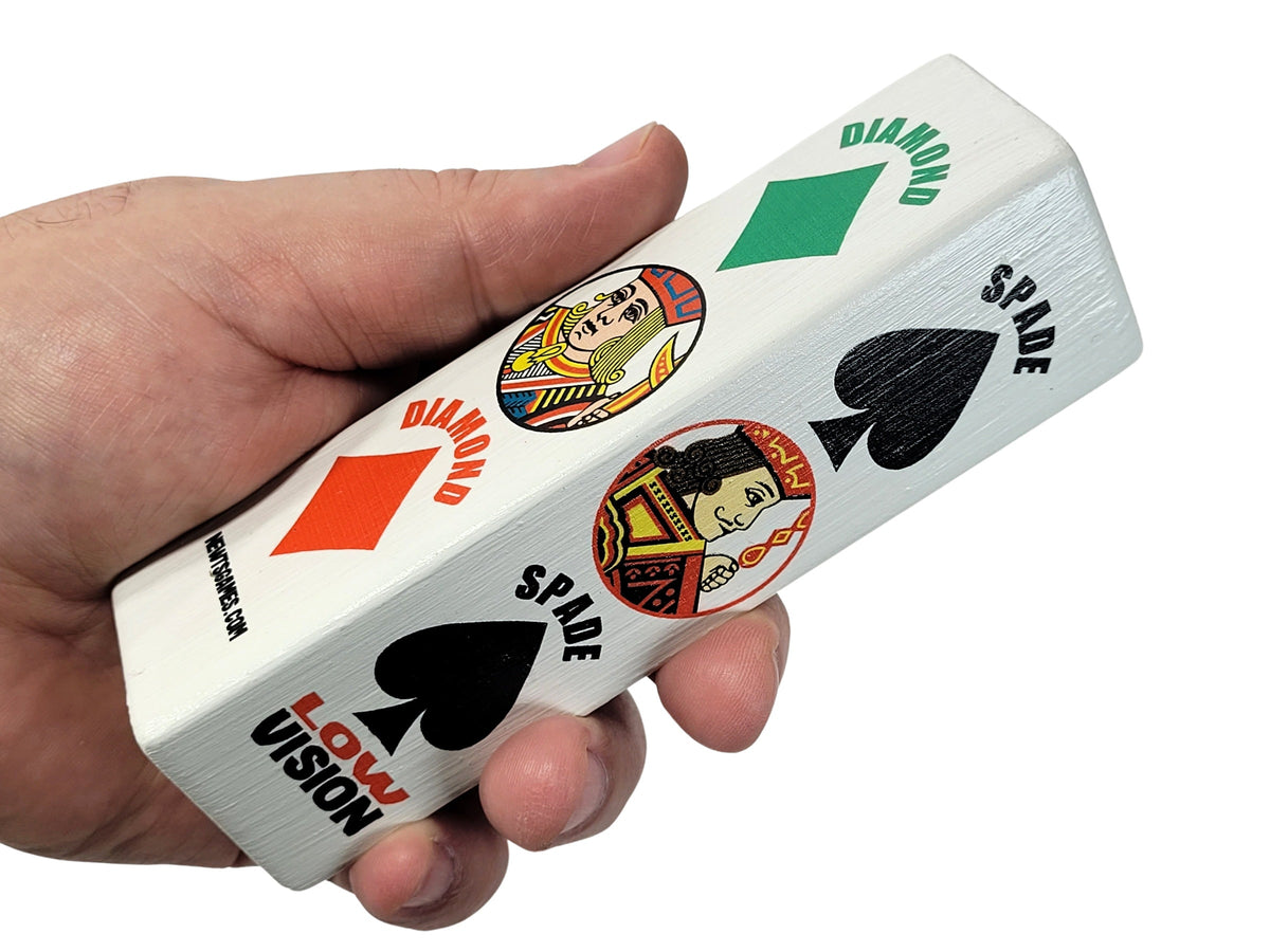 Low Vision Trump Marker: Multicolored Card Game Indicator, US Made