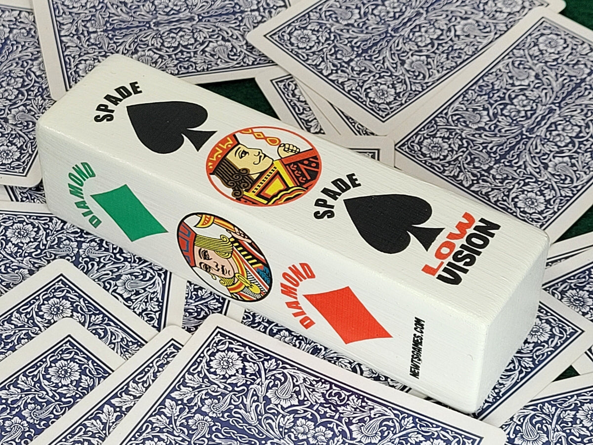 Low Vision Trump Marker: Multicolored Card Game Indicator, US Made