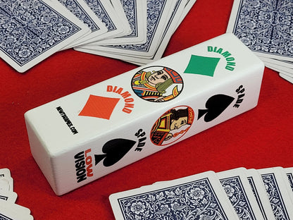Low Vision Trump Marker: Multicolored Card Game Indicator, US Made