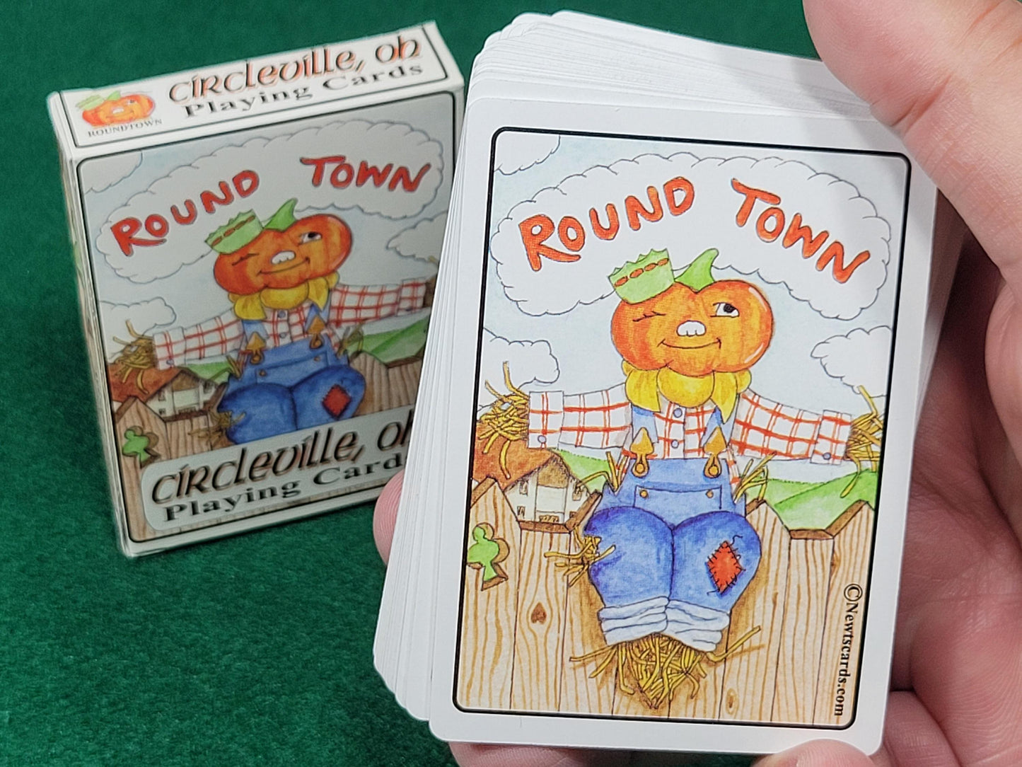 Circleville RoundTown Souvenir Playing Cards: Printed in 2005, Vintage