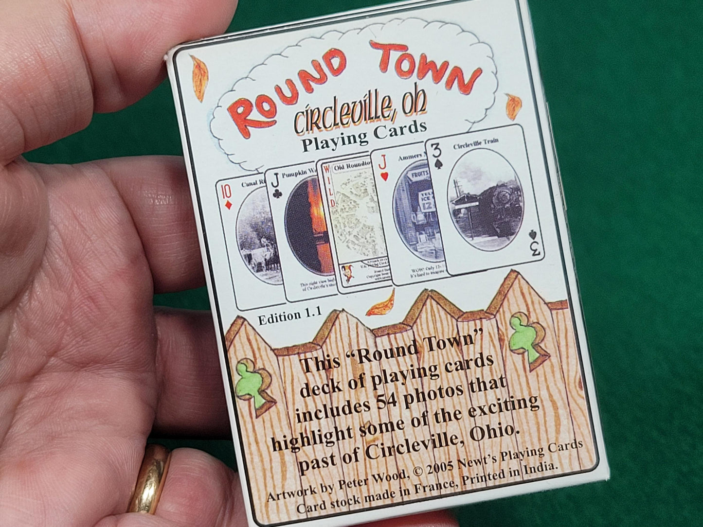 Circleville RoundTown Souvenir Playing Cards: Printed in 2005, Vintage