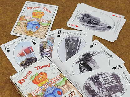 Circleville RoundTown Souvenir Playing Cards: Printed in 2005, Vintage