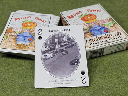 Circleville RoundTown Souvenir Playing Cards: Printed in 2005, Vintage