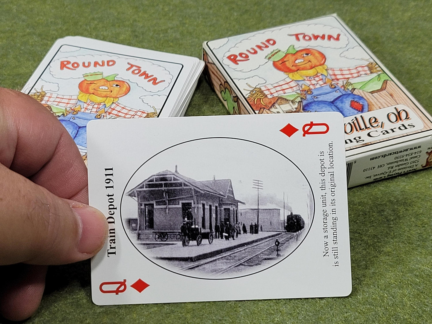 Circleville RoundTown Souvenir Playing Cards: Printed in 2005, Vintage