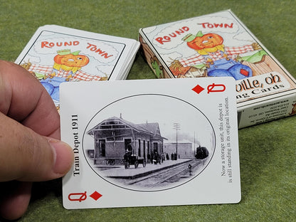 Circleville RoundTown Souvenir Playing Cards: Printed in 2005, Vintage