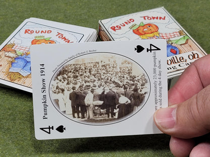 Circleville RoundTown Souvenir Playing Cards: Printed in 2005, Vintage