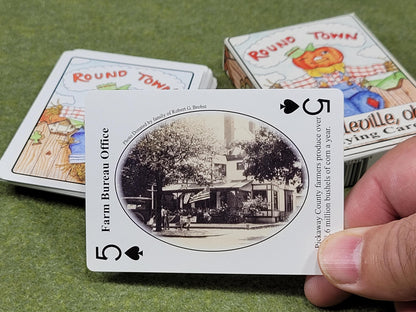 Circleville RoundTown Souvenir Playing Cards: Printed in 2005, Vintage