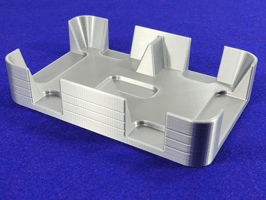 Clásico Playing Card Tray: Two-Deck Plastic Game Tray, Accessory