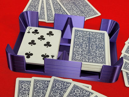 Clásico Playing Card Tray: Two-Deck Plastic Game Tray, Accessory