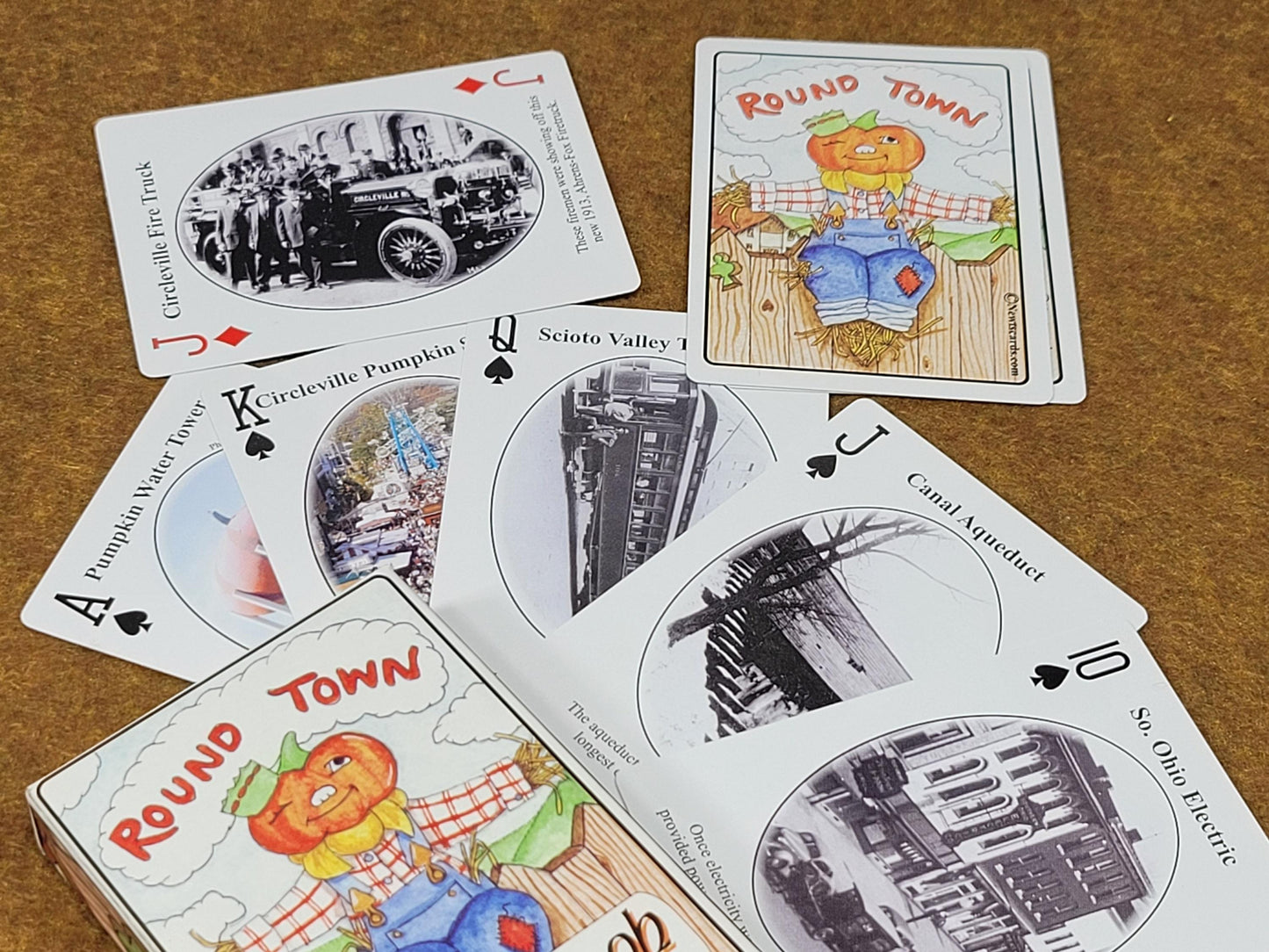 Circleville RoundTown Souvenir Playing Cards: Printed in 2005, Vintage