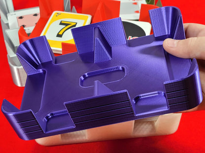 Clásico Playing Card Tray: Two-Deck Plastic Game Tray, Accessory