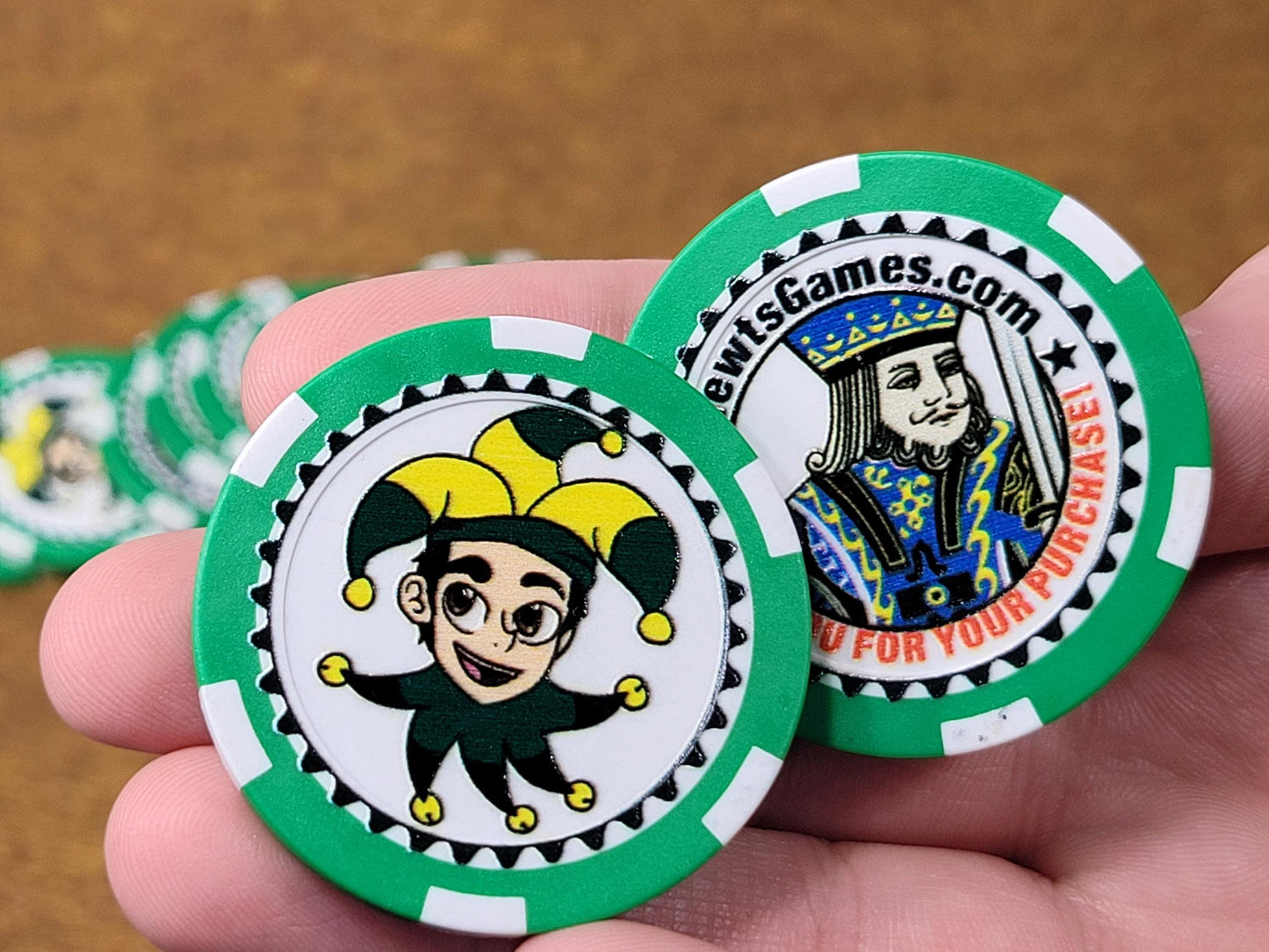 Custom Logo Poker Chips: Personalized Business Gifts, Company Parties