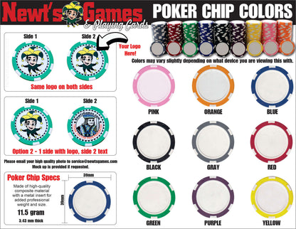 Custom Logo Poker Chips: Personalized Business Gifts, Company Parties