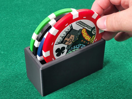 Casino Poker Chip Coasters: Playing Card - Jacks, Queens, Kings
