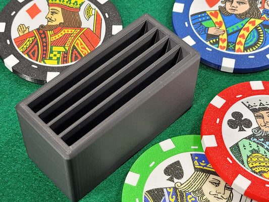 Casino Poker Chip Coasters: Playing Card - Jacks, Queens, Kings