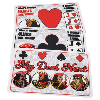 Euchre Suited Indicator Set: Time to Play Your Trump Card and euchre hand rankings