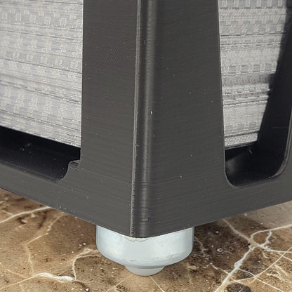 Gliding Playing Card Tray: Heavy duty nylon balls help it slide across surfaces for card games - Updated Design!