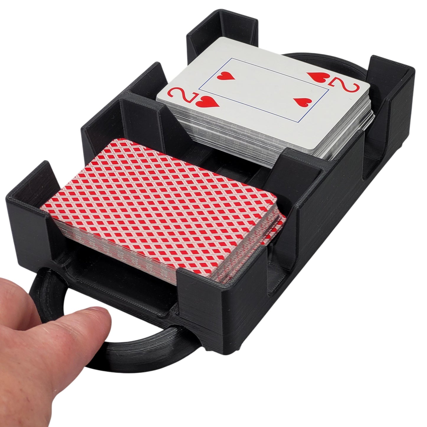 Rolling Buggy Playing Card Tray: Helps move your card games along a little faster