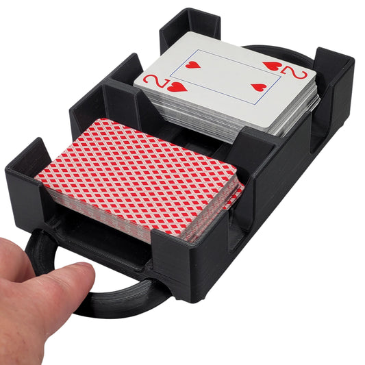 Rolling Buggy Playing Card Tray: Helps move your card games along a little faster