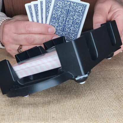 Rolling Buggy Playing Card Tray: Helps move your card games along a little faster