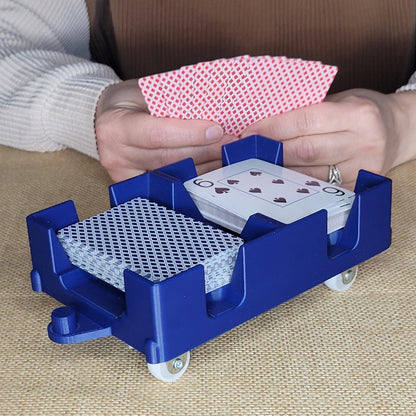 Cruising Trolley Playing Card Tray: Connectable, Rolling Card Game Organizer