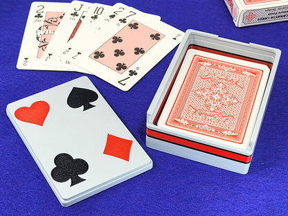Custom Card Player Card Box: Plastic Single or Double Playing Card Deck Holder