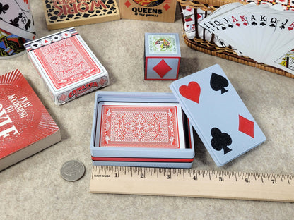 Custom Card Player Card Box: Plastic Single or Double Playing Card Deck Holder