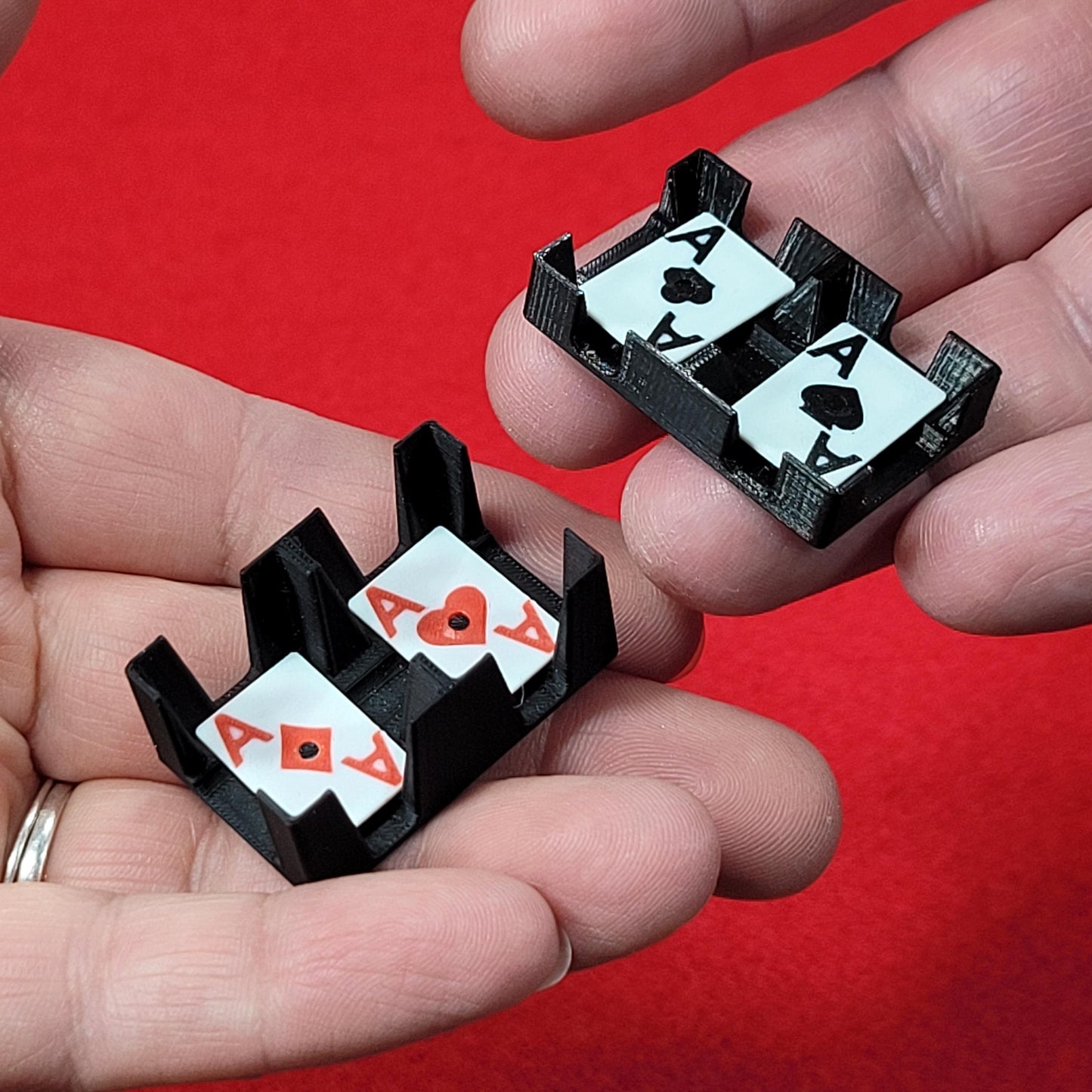 World's Smallest Playing Card Tray: Miniature Dollhouse Funny Game
