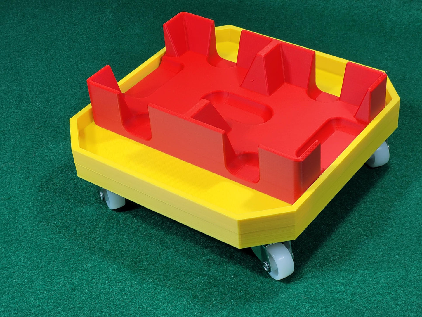 Rolling tabletop game tray: Just add your dice, game pieces or playing card tray