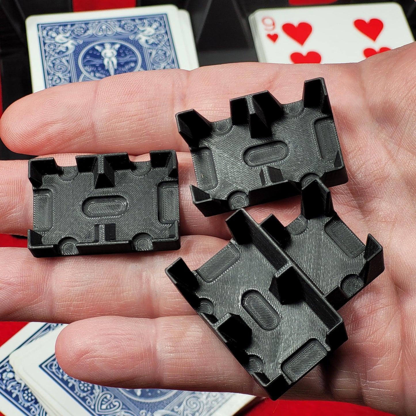 World's Smallest Playing Card Tray: Miniature Dollhouse Funny Game