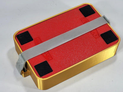 Rummy 2-Deck Playing Card Tray with Cover: Personalized portable travel case for card storage