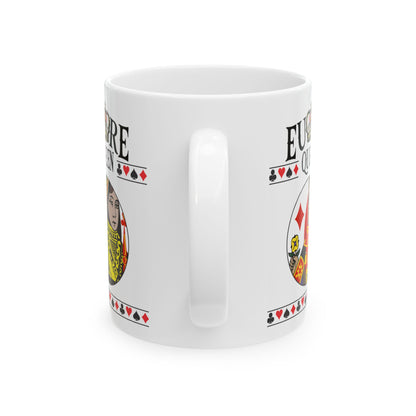 Euchre Queen Mug | Playing Card Queen design, Ceramic Mug