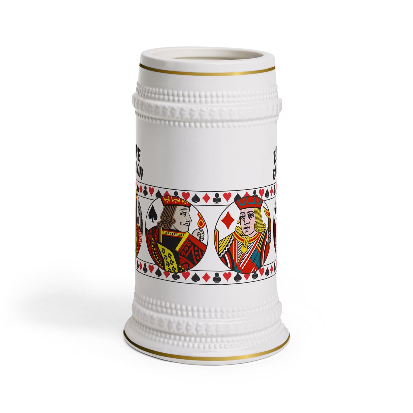 Euchre Championship Stein or Mug: Tournament Trophy or Gift Idea