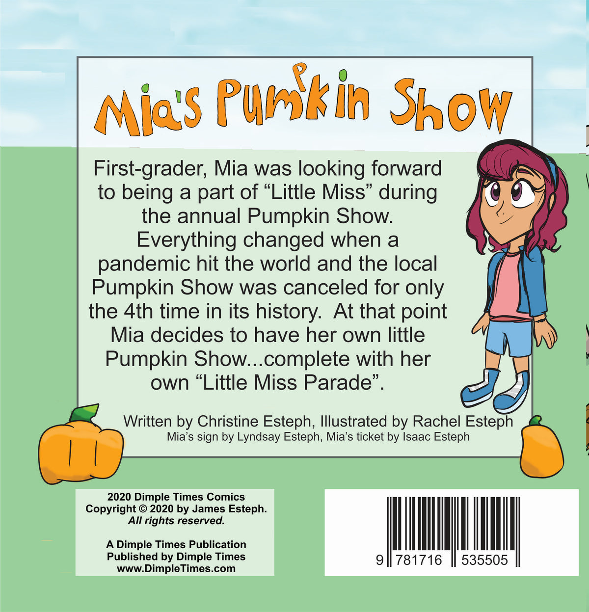 Mia's Pumpkin Show - Children's Reader Book - From 2020