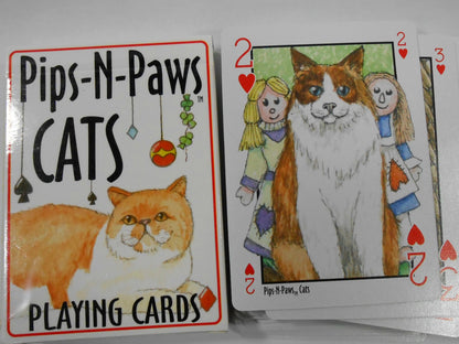 Cats Pips & Paws Playing Card Deck: Featuring Seek-N-Find Art Images