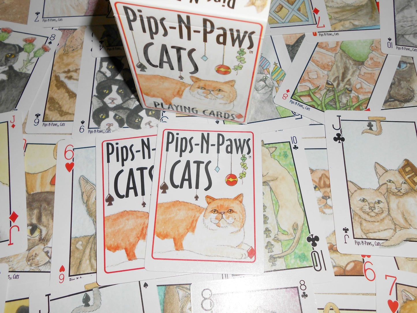 Cats Pips & Paws Playing Card Deck: Featuring Seek-N-Find Art Images
