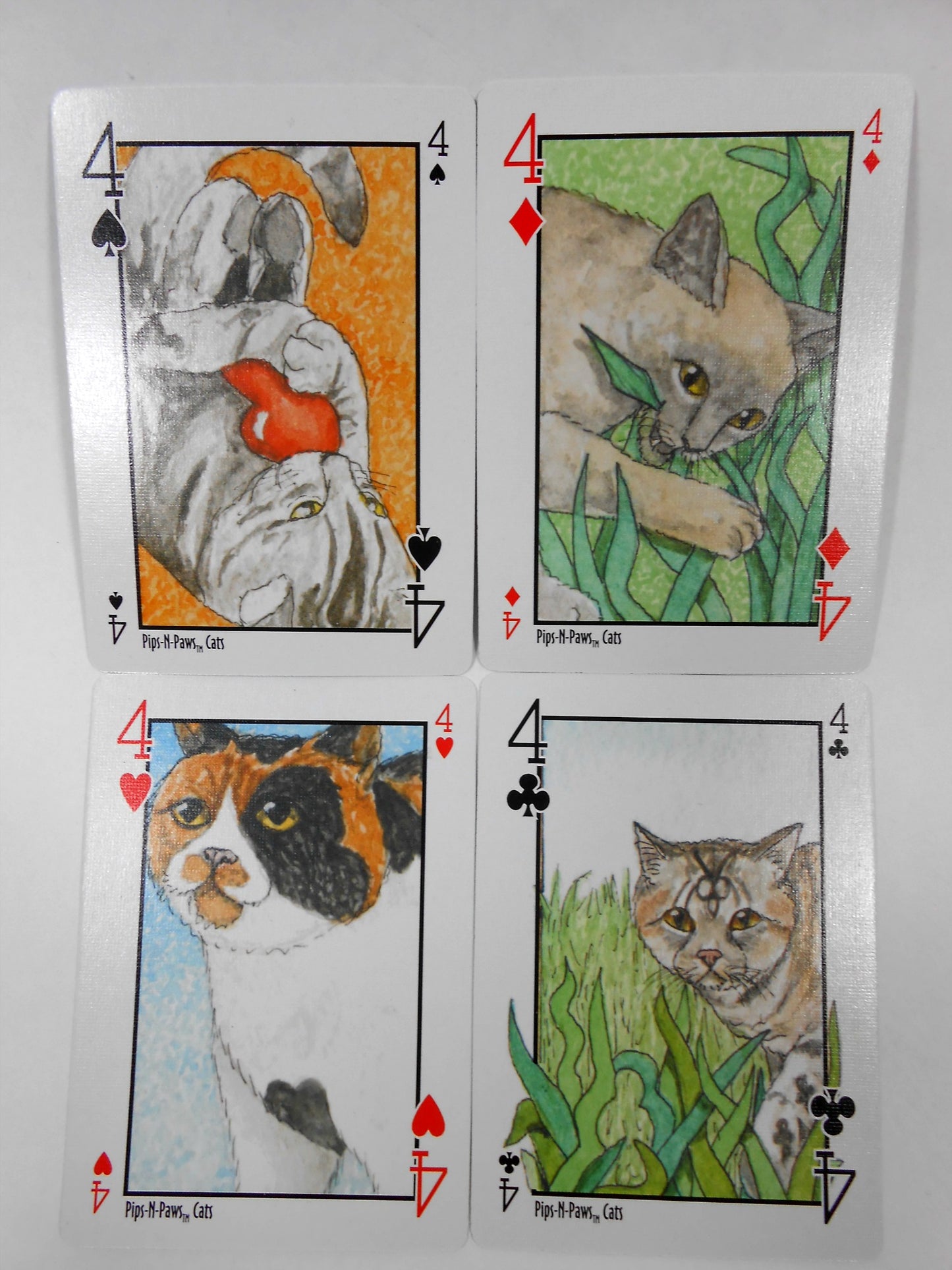 Cats Pips & Paws Playing Card Deck: Featuring Seek-N-Find Art Images
