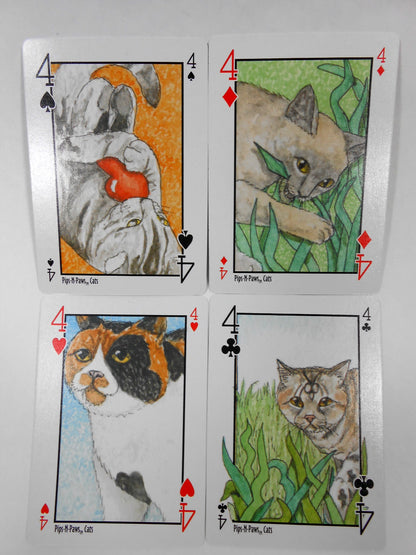 Cats Pips & Paws Playing Card Deck: Featuring Seek-N-Find Art Images