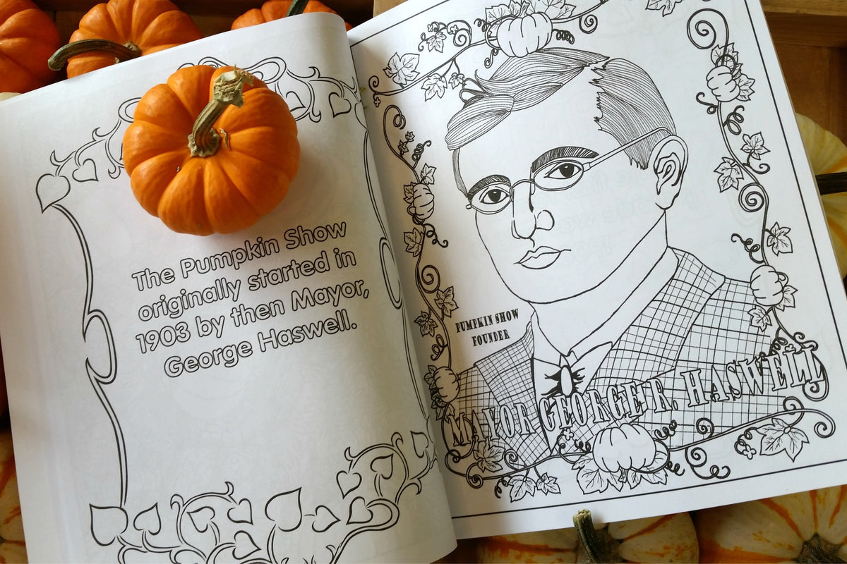 Pumpkin Show Therapy Coloring Book - From 2017