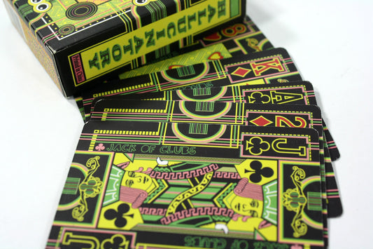 The Hallucinatory Deck of Playing Cards - Glow-in-The-Dark Deck - Caution - May Cause Hallucinations from The Design, Touch and Smell - Limited Edition