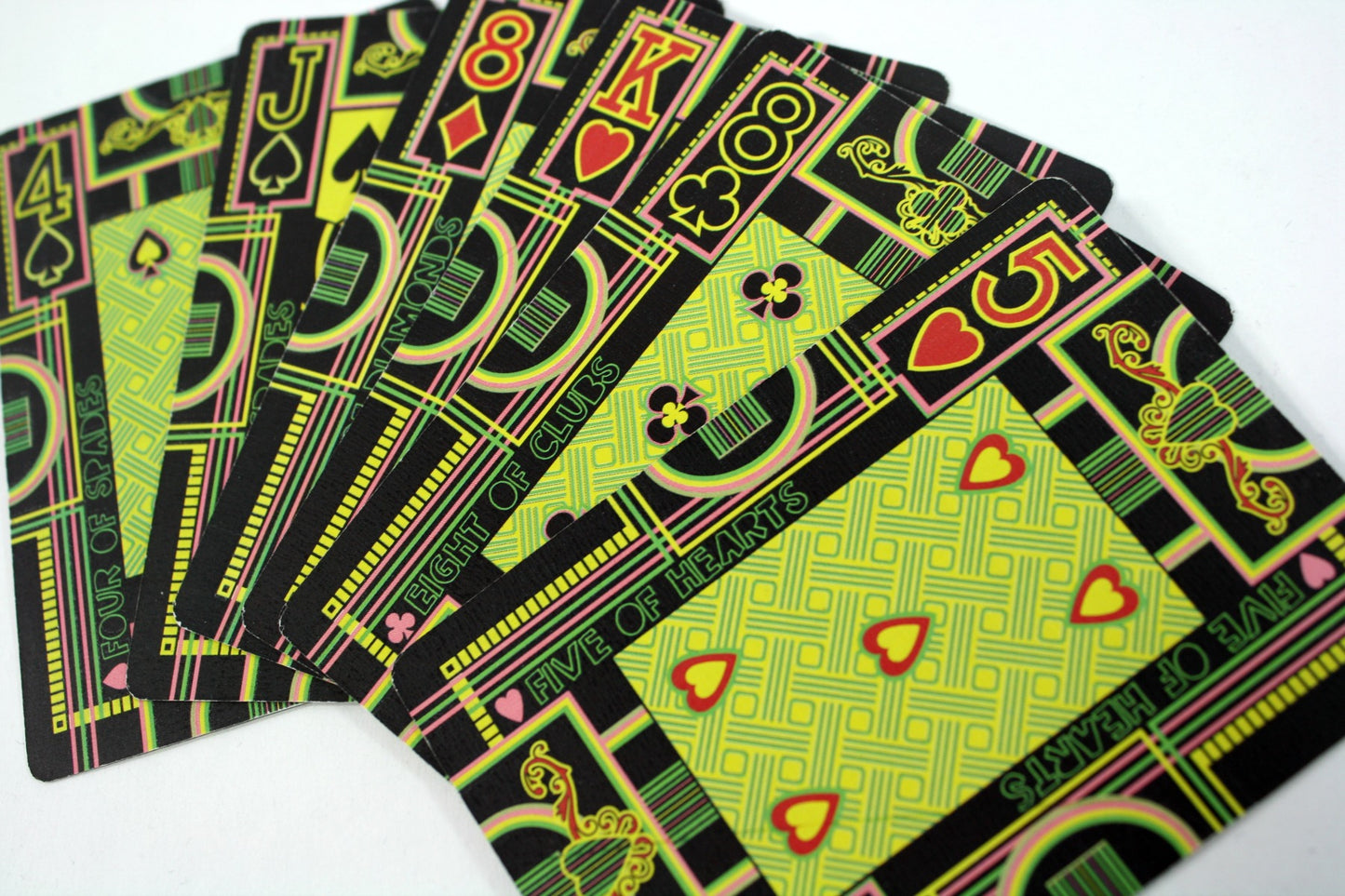 The Hallucinatory Deck of Playing Cards - Glow-in-The-Dark Deck - Caution - May Cause Hallucinations from The Design, Touch and Smell - Limited Edition