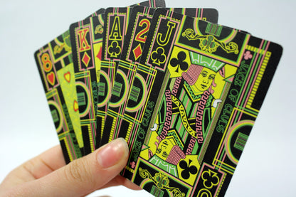 The Hallucinatory Deck of Playing Cards - Glow-in-The-Dark Deck - Caution - May Cause Hallucinations from The Design, Touch and Smell - Limited Edition
