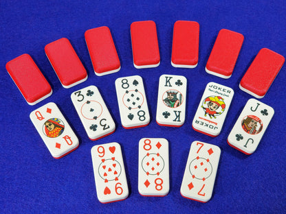 Poker Dominoes: Cardian Brand with 52 Normal Playing Cards and 2 Jokers
