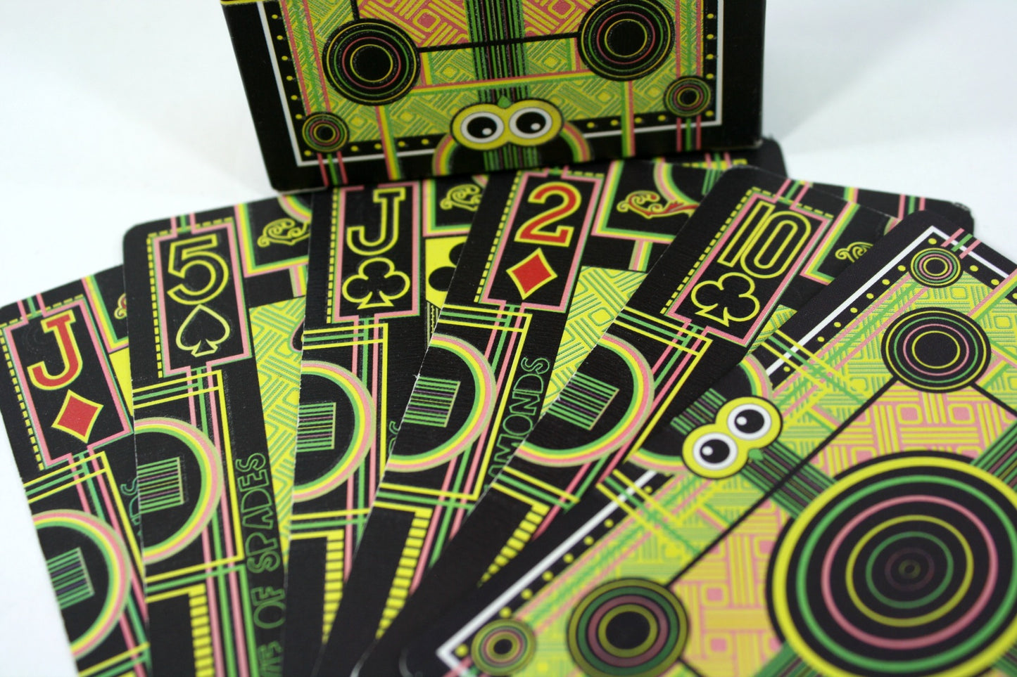 The Hallucinatory Deck of Playing Cards - Glow-in-The-Dark Deck - Caution - May Cause Hallucinations from The Design, Touch and Smell - Limited Edition