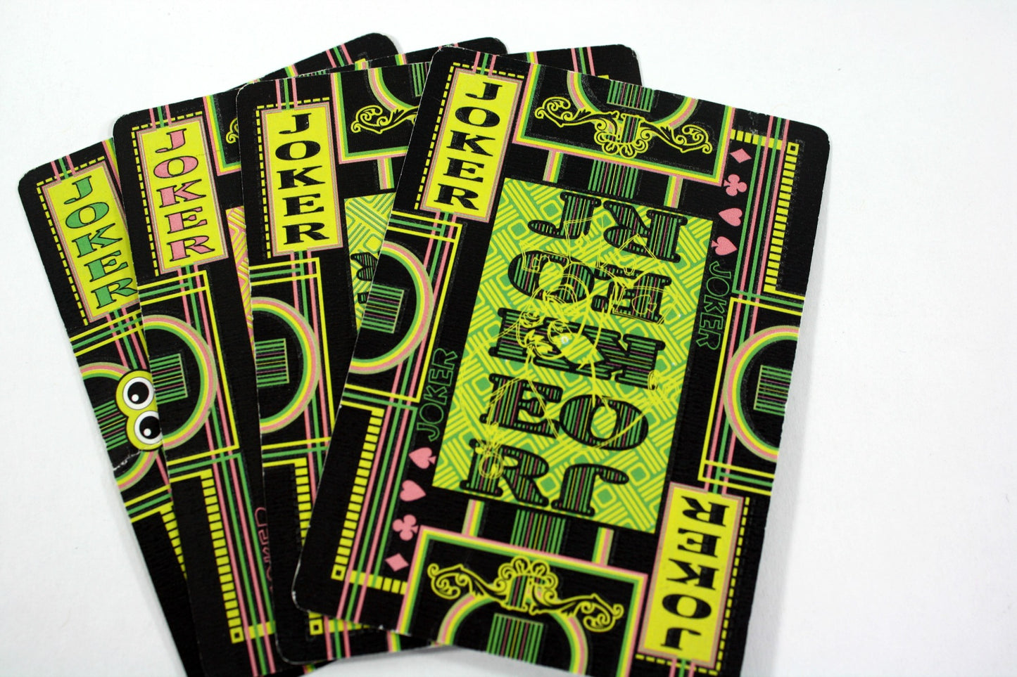 The Hallucinatory Deck of Playing Cards - Glow-in-The-Dark Deck - Caution - May Cause Hallucinations from The Design, Touch and Smell - Limited Edition