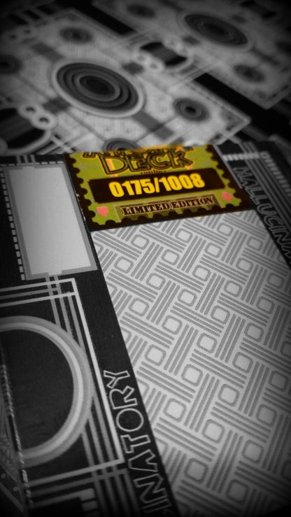 The Hallucinatory Deck of Playing Cards - Glow-in-The-Dark Deck - Caution - May Cause Hallucinations from The Design, Touch and Smell - Limited Edition