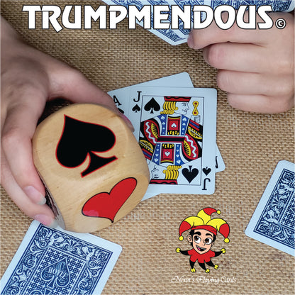 Maple Wood Trump Indicator: Original Trumpmendous suited marker for playing card games (2.5 inch)